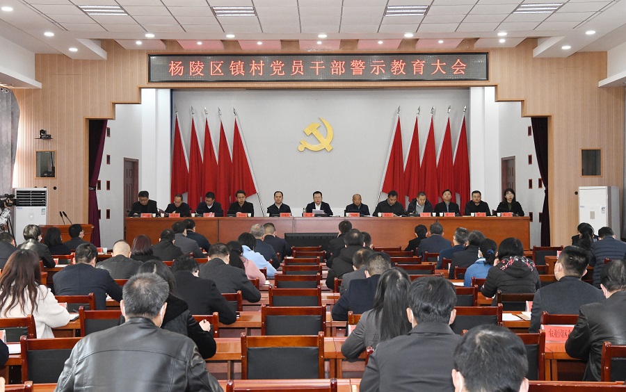 ljj雷竞技召开镇村党员干部警示教育大会