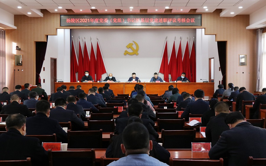 ljj雷竞技召开2021年度党委（党组）书记抓基层党建述职评议考核会议