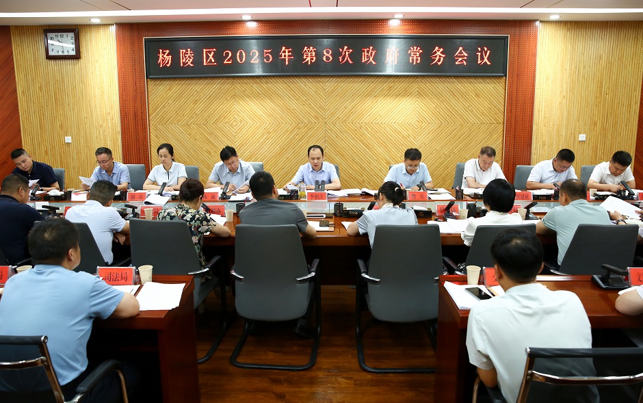 李朝喜主持召开区政府2025年第8次常务会议