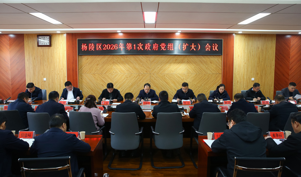 李朝喜主持召开区政府2026年第1次党组（扩大）会议