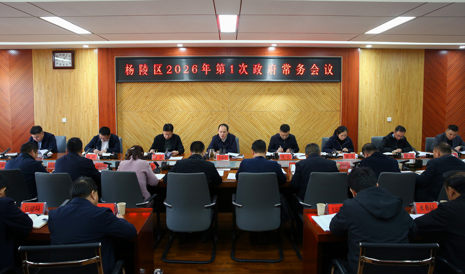 李朝喜主持召开区政府2026年第1次常务会议