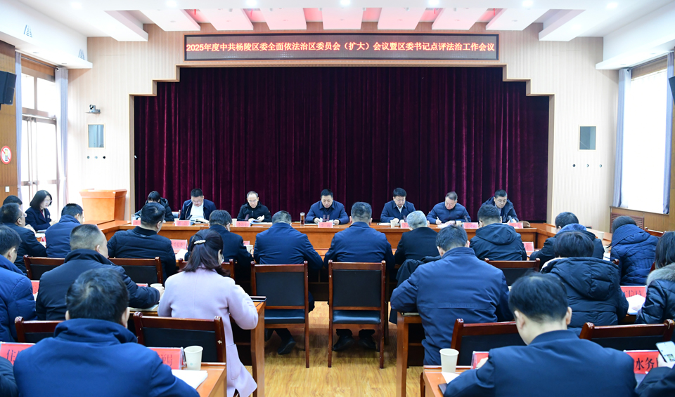 ljj雷竞技委全面依法治区委员会（扩大）会议暨区委书记点评法治工作会议召开