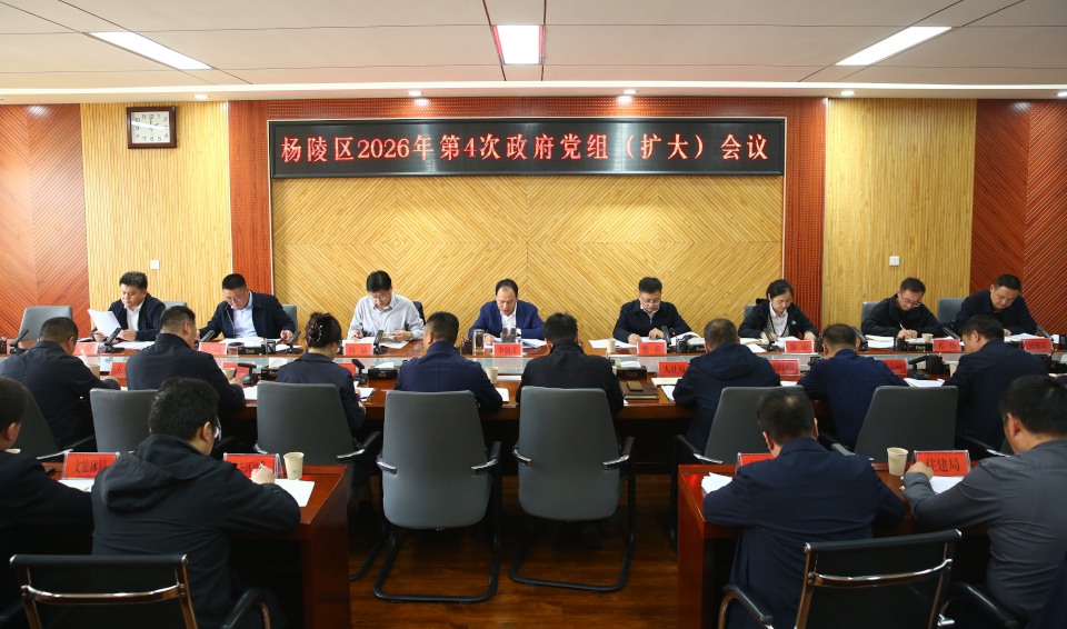 李朝喜主持召开区政府2026年第4次党组（扩大）会议